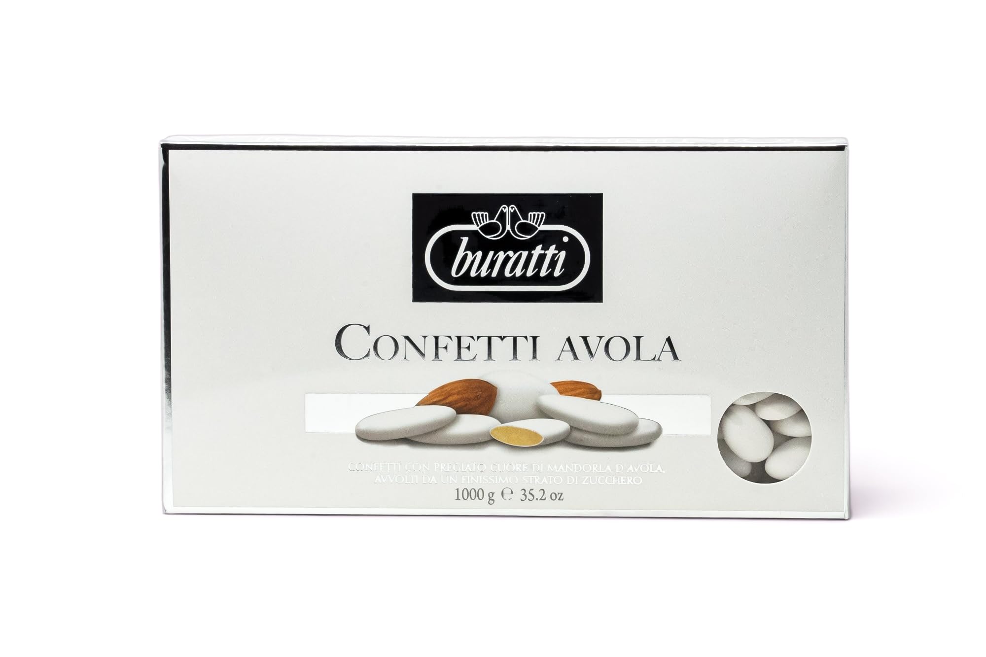 Buratti Confetti Avola Almendras Blanco 1000 g