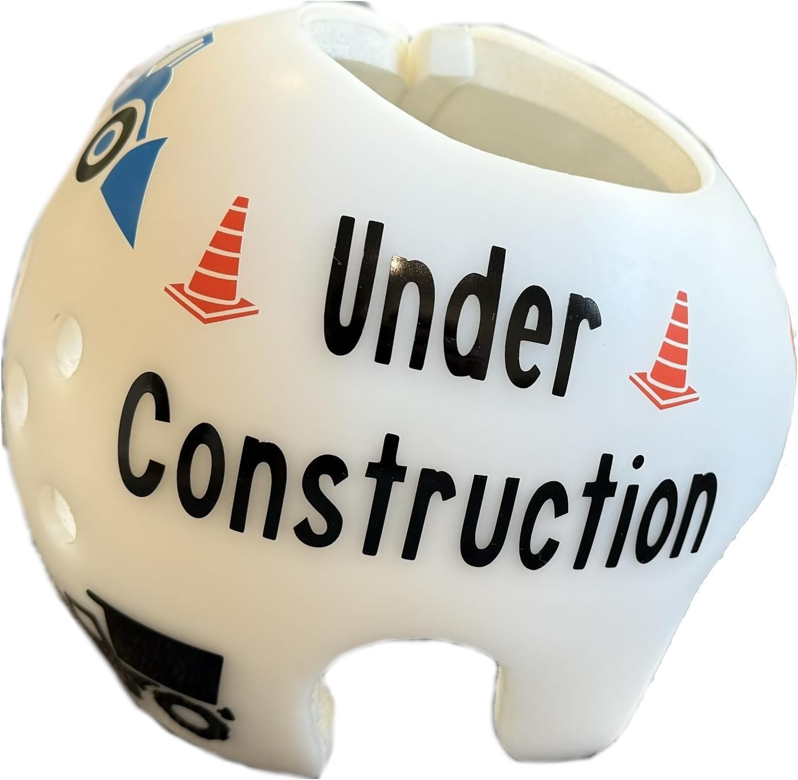 MDBB Under Construction Cranial Baby Helmet Doc Band Decal Stickers