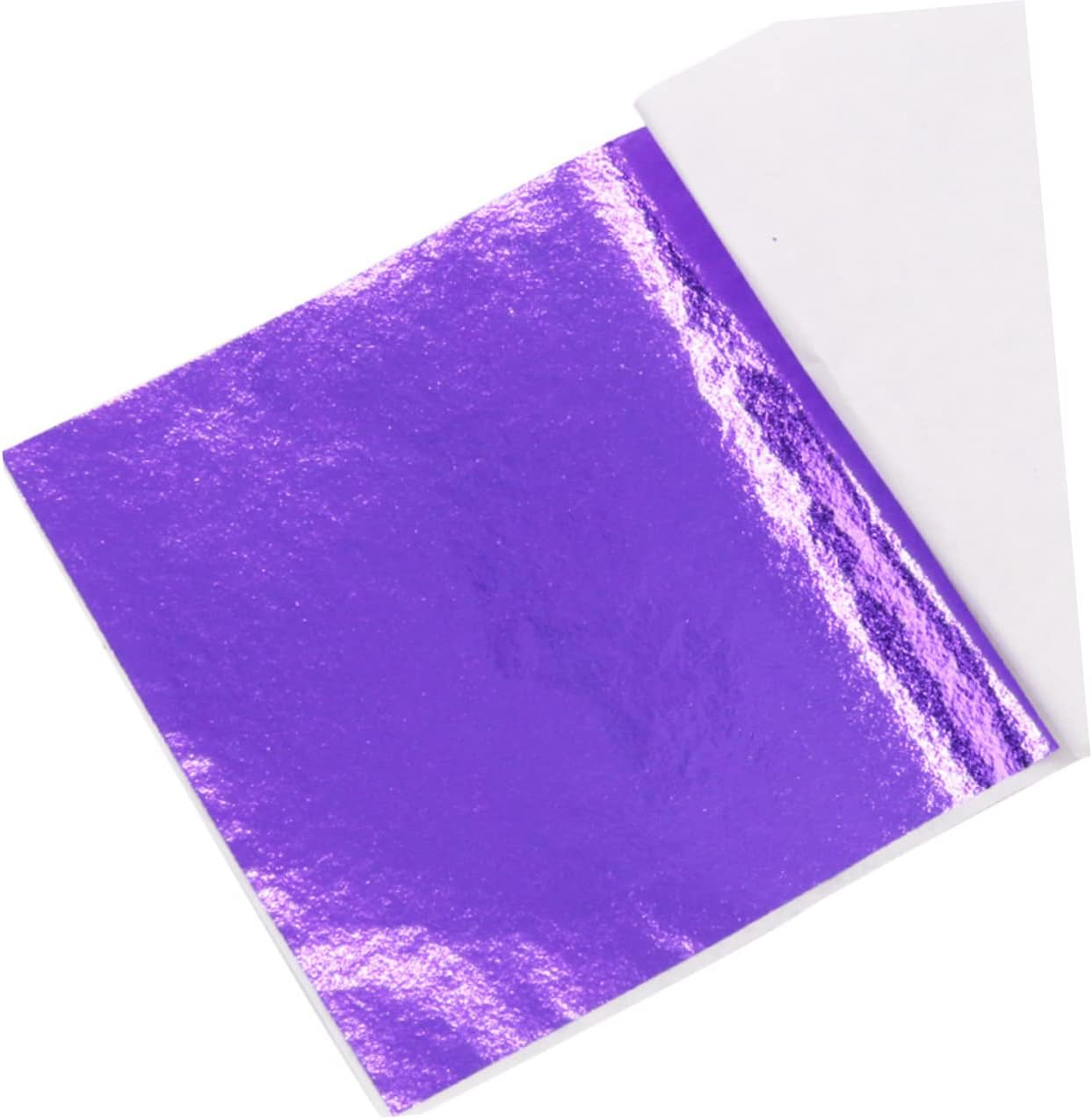 NUOBESTY 100pcs Gold Foil Sheets for Crafts of Leaf Foil Paper for Gilding Adhesive Art and Wall Decor