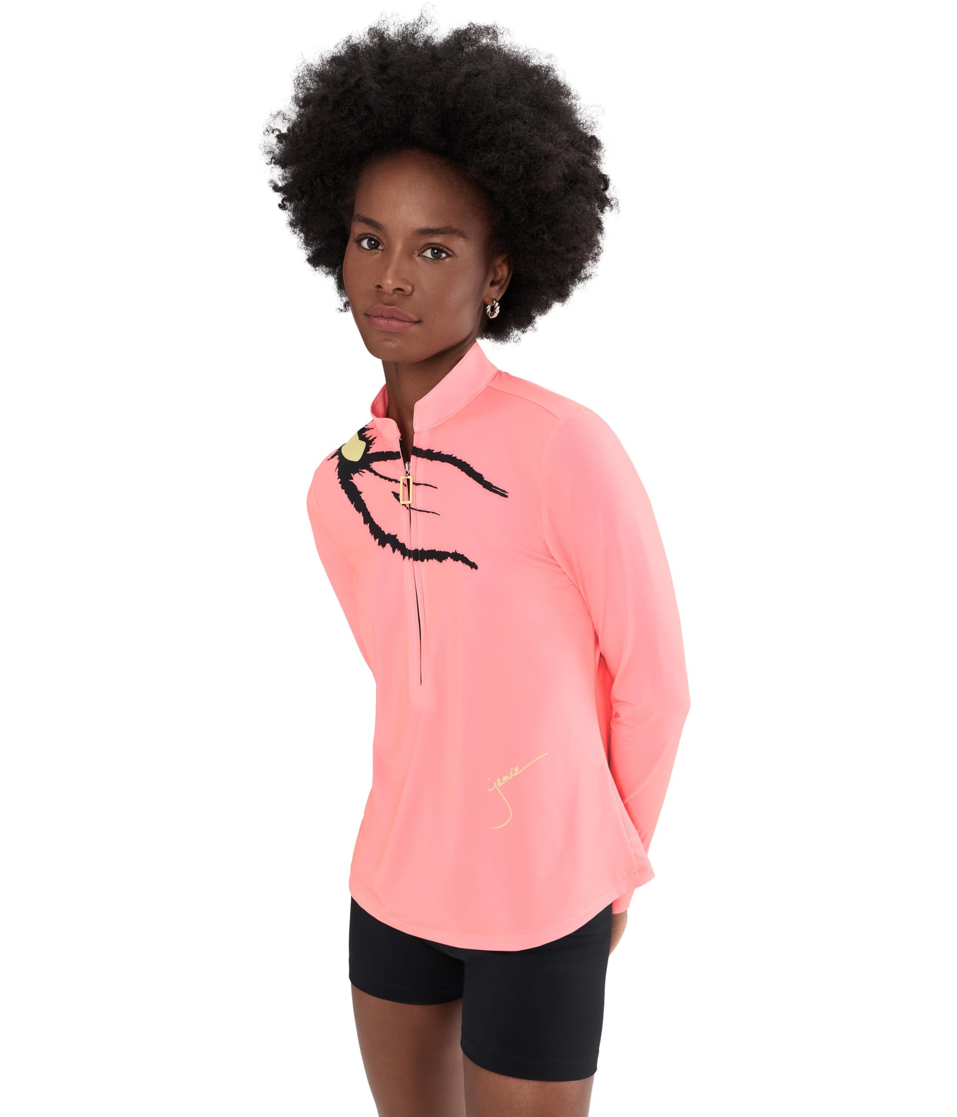 Womens Sunsense Scorpio Print Long Sleeve Quarter Zip-image-13