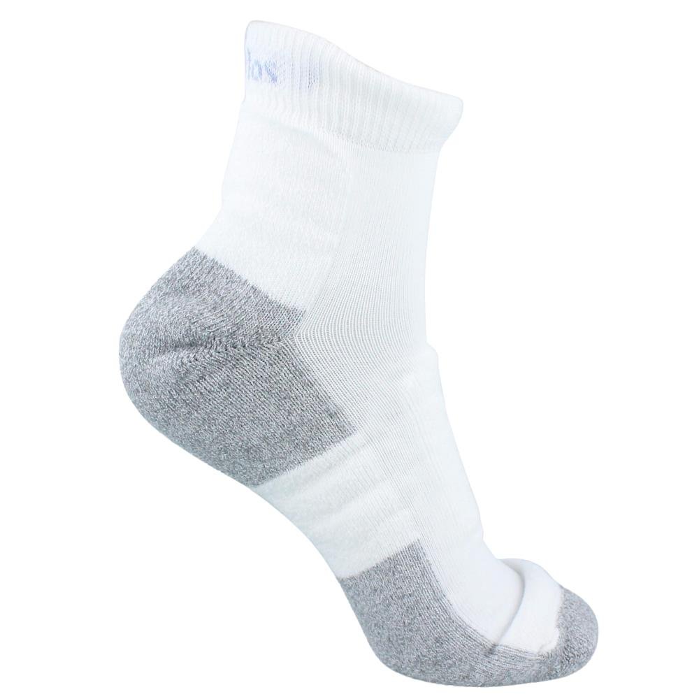 Thorlo Men's Lite Walking Mini Crew Sock Level 2 lwmxm,White,M12-14