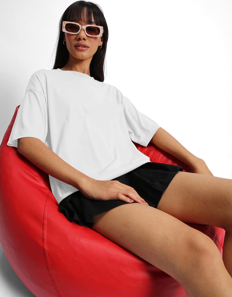 JUNEBERRY Paquete de 3 camisetas para mujer, 100% algodón puro, media manga, cuello redondo, tallas S-XXL