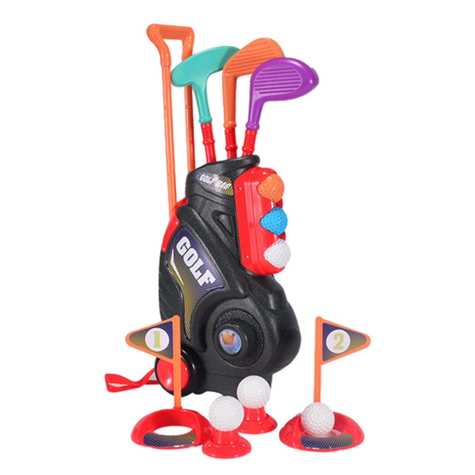 para Niños Pequeños, Maletín de Golf Infantil, Juego con 6 Pelotas de Minigolf.