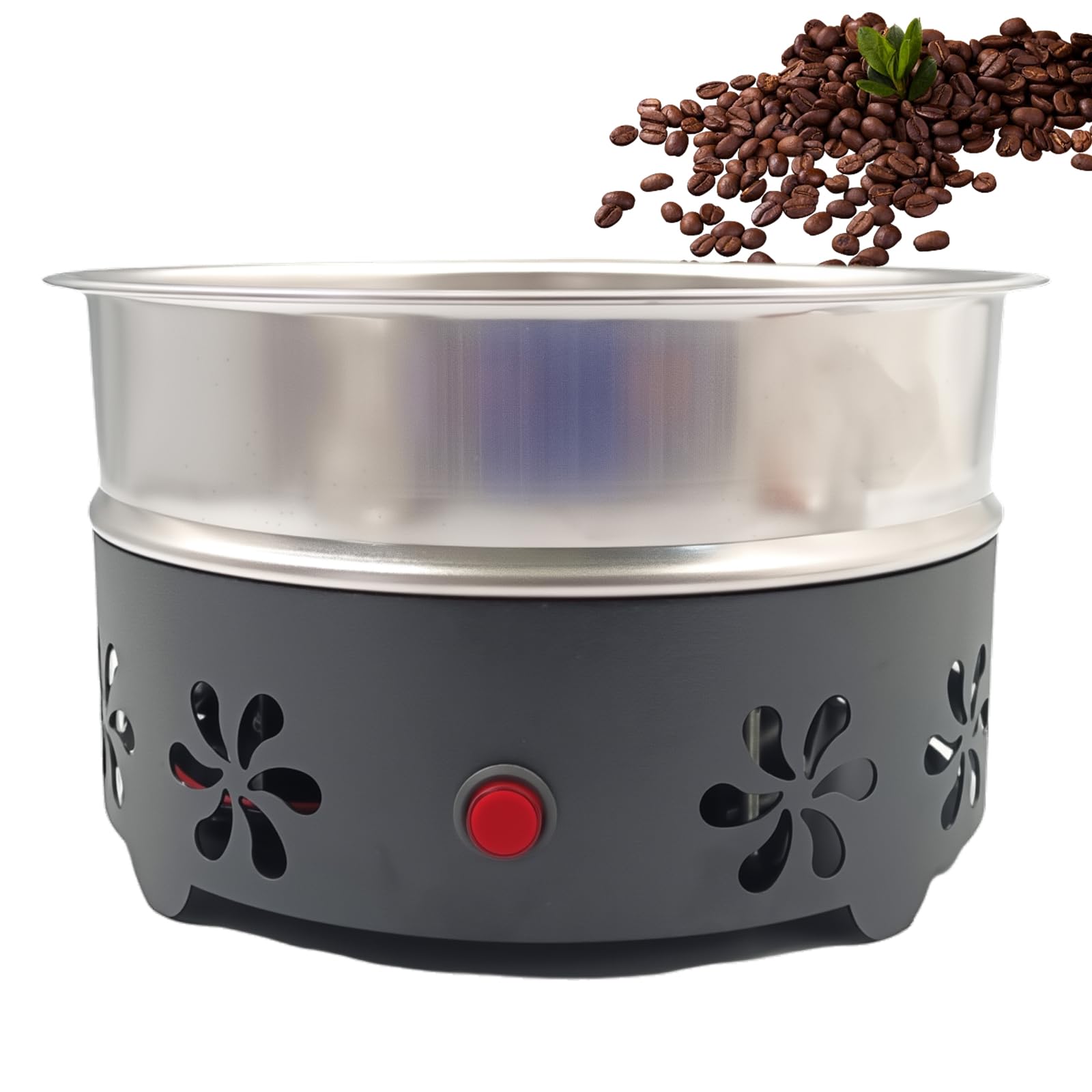 Machine de refroidissement pour café en acier inoxydable monocouche de 350g avec tamis