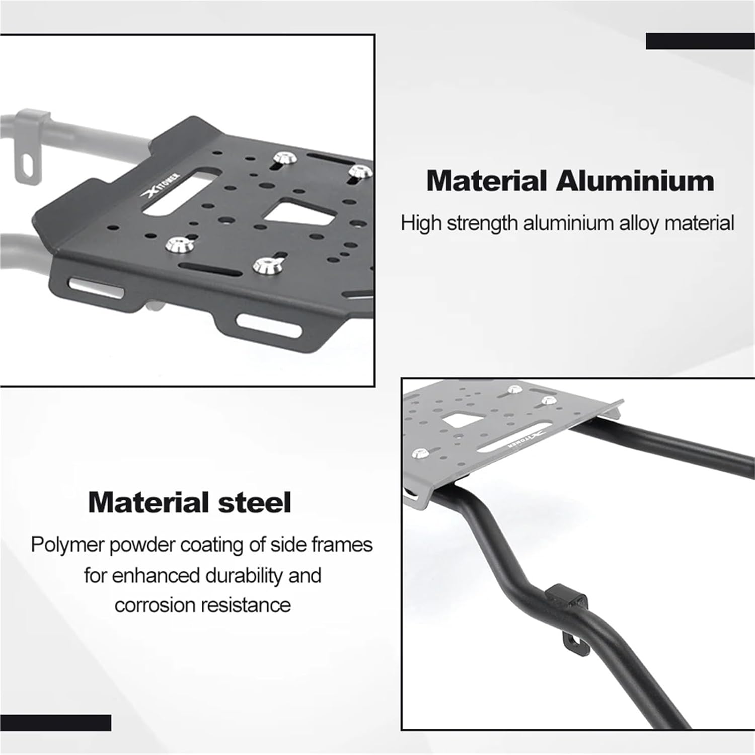Replacement for Yamaha MT-09 2021 2022 2023 SP 2021-2023 Motorcycle Rear Luggage Rack Carrier Shelf Cargo Holder Support Bracket