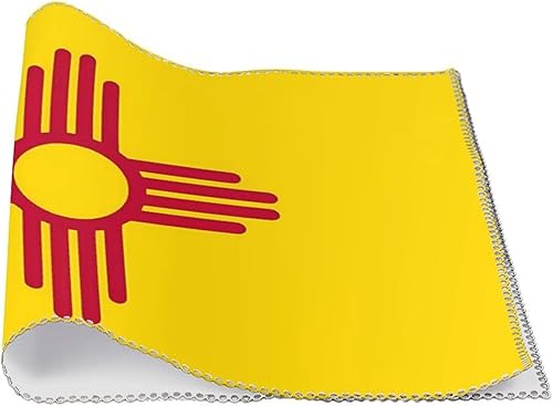 Miniatura 3 de New Mexico State Flag Placemats Set of 6 Resistant Table Mats Washable Place Mats for Dinner Party Table Decoration