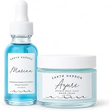 Earth Harbor Hydrate & Glow Facial Kit, Marina Serum & Azure Cream