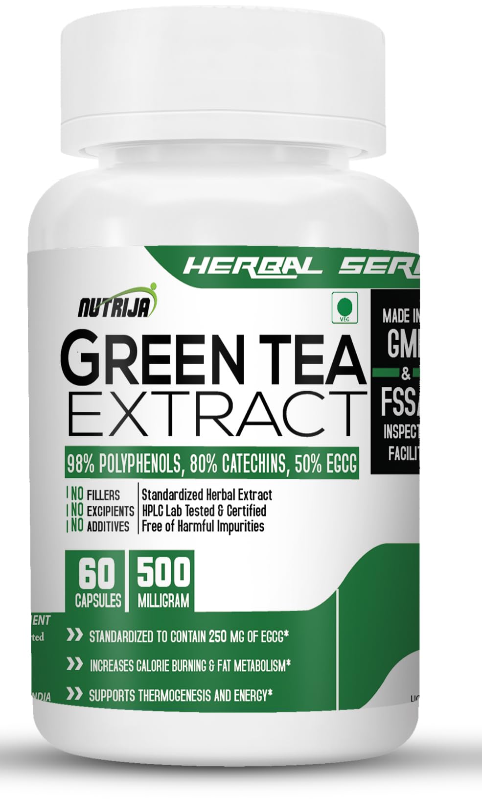 See full amazon price history chart for NutriJa Green Tea Extract 500MG- | Promotes weight loss - 60 Capsules NutriJa Green Tea Extract 500MG- | Promotes weight loss - 60 Capsules (B07SHB455F) Amazon Price History, Amazon Price Tracker