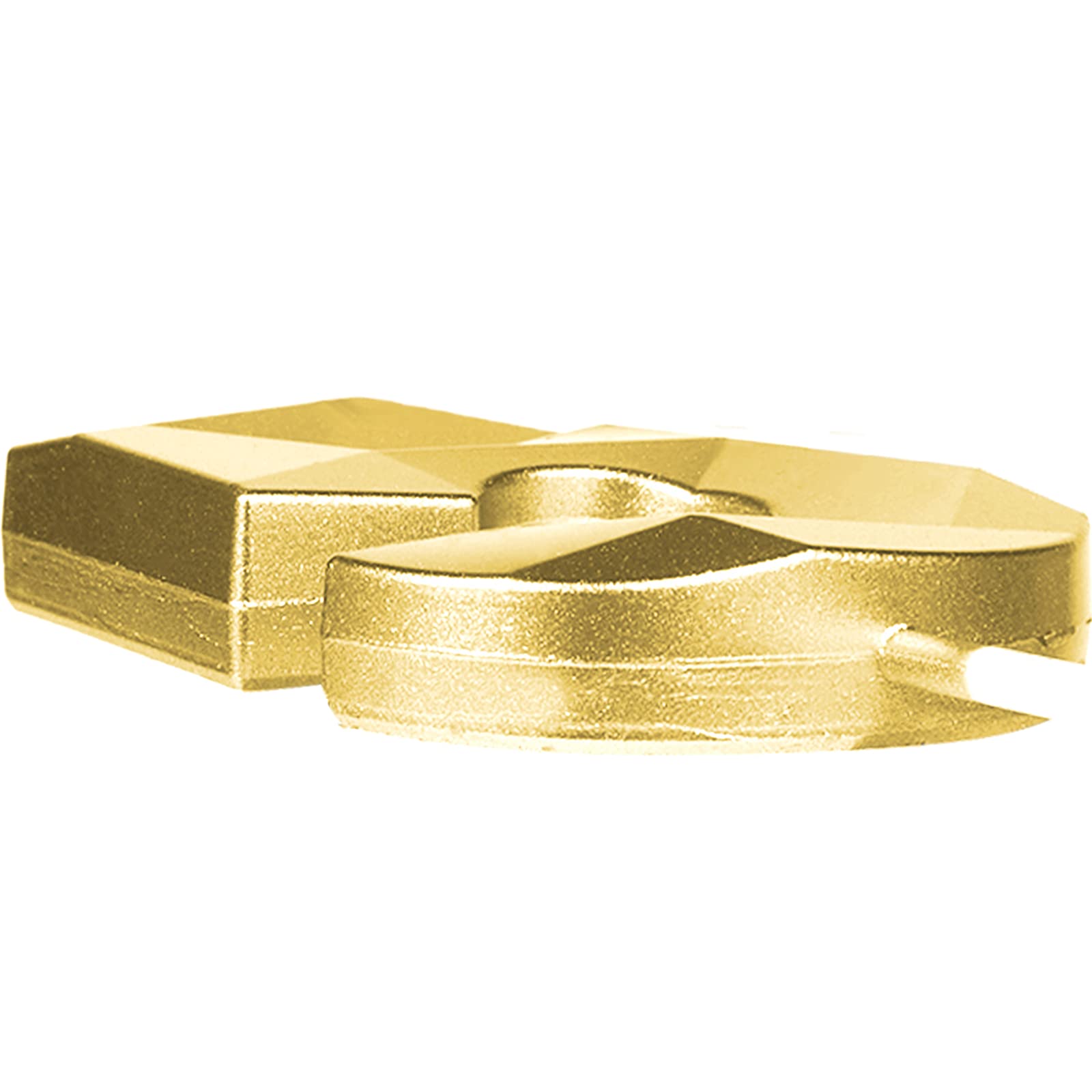 Candela Numero 5 Oro Con Glitter 7cm – KINBOM – Forma Diamante 3D Per Torta Compleanno, Matrimonio, Laurea - 5