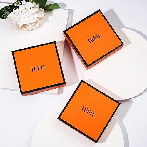 Miniatura 6 de Iefil Collares de corazón de rosa, regalos para mujer, collares de plata de ley 925 con inicial de corazón, regalos de cumpleaños de aniversario,