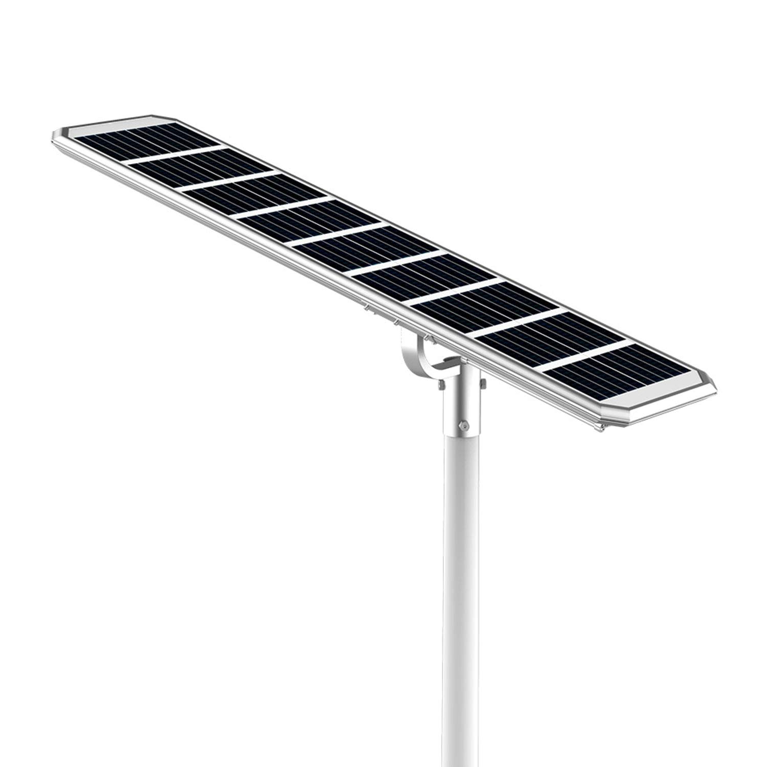 Solarna lampa uliczna 4000lm, LED x40, panel solarny 38.4W, czujnik ruchu i zmierzchowy