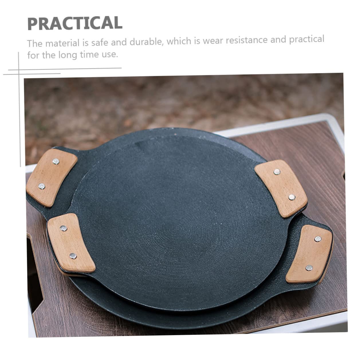 BESTonZON 3paia Maniglie Legno Resistenti Al Calore Per Padelle Di Coperture Antiscottatura Per Maniglie Di Padelle Accessori Per Cucina Per Ghisa e Inossidabile