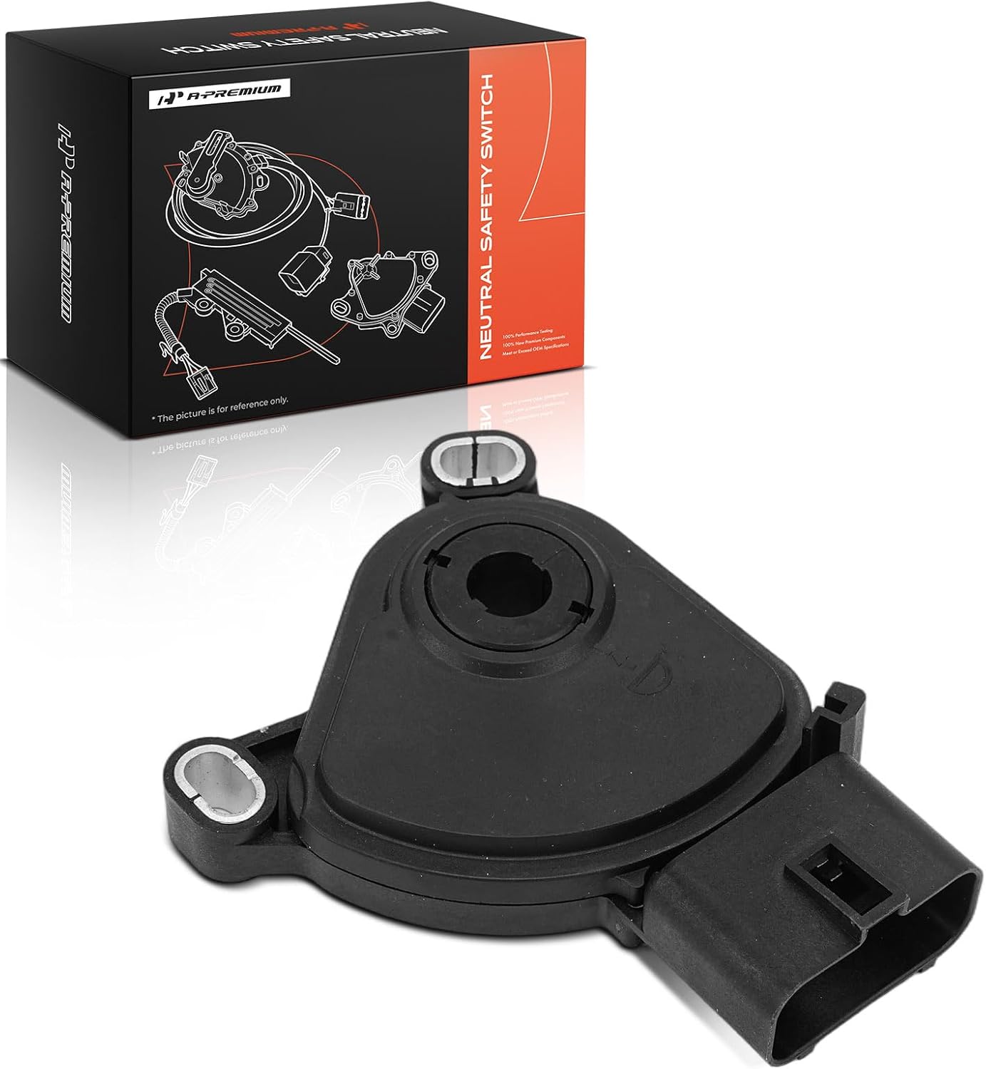 A-Premium Neutral Safety Switch Compatible with Ford Escape 2001-2008, Probe 1994-1997 & Mazda Tribute 2001-2006/2008-2011, 626 1995-2002, MX-6 1995-1997 & Mercury Mariner 2005-2008, 11 Pins