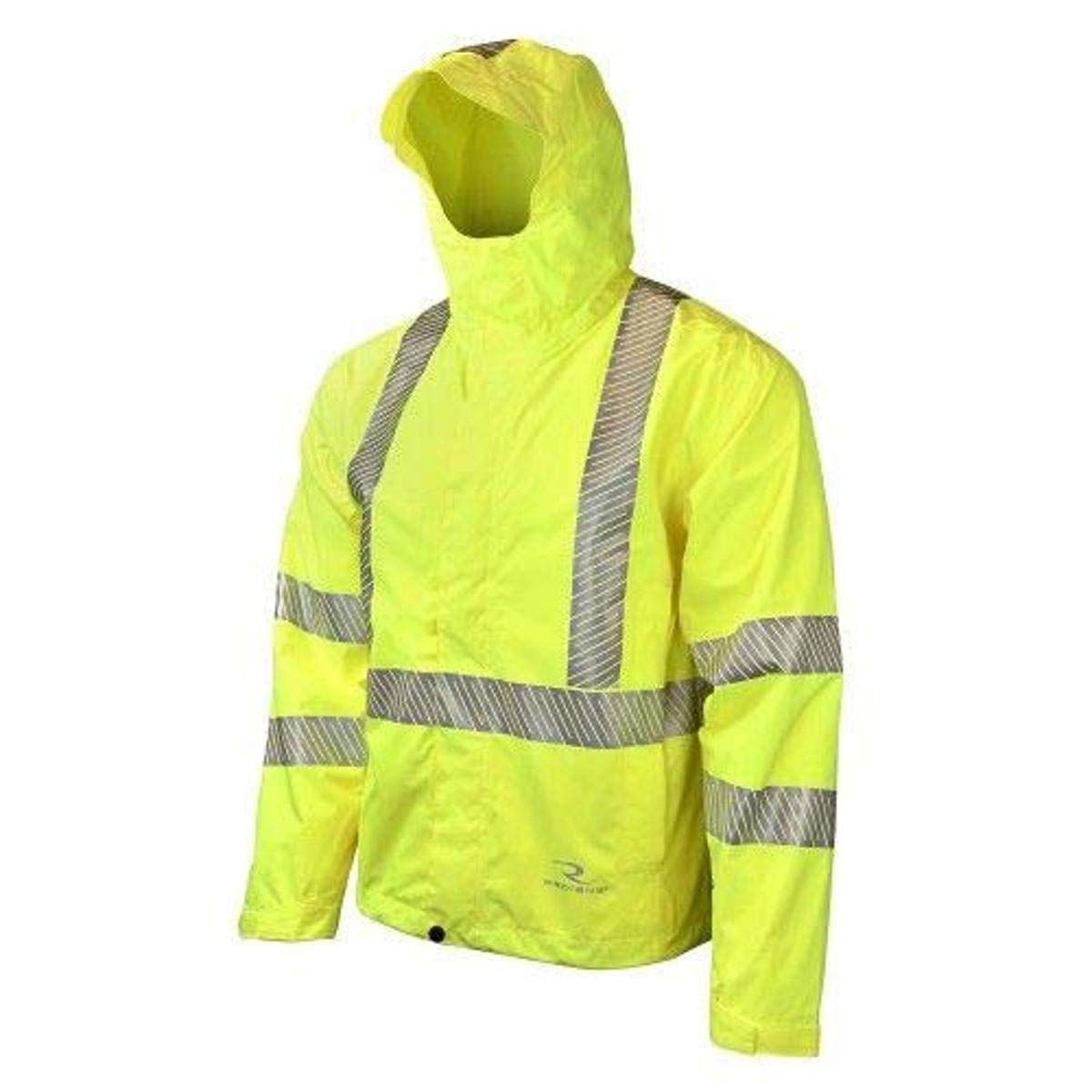 Radians RW11-3ZGR-3X Lightweight Waterproof Rip Stop Raincoat, 3X-Large