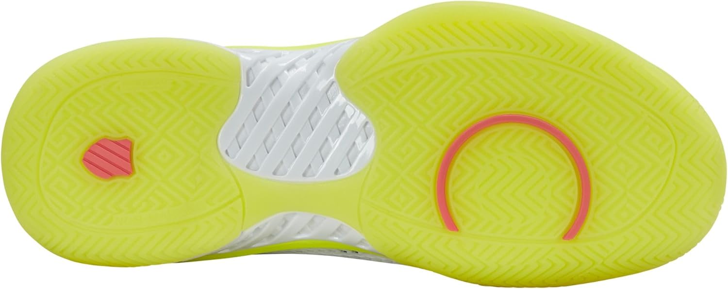K-Swiss Men's Express Light Pickleball Shoe (White/Neon Lime/Eden) - Image 6