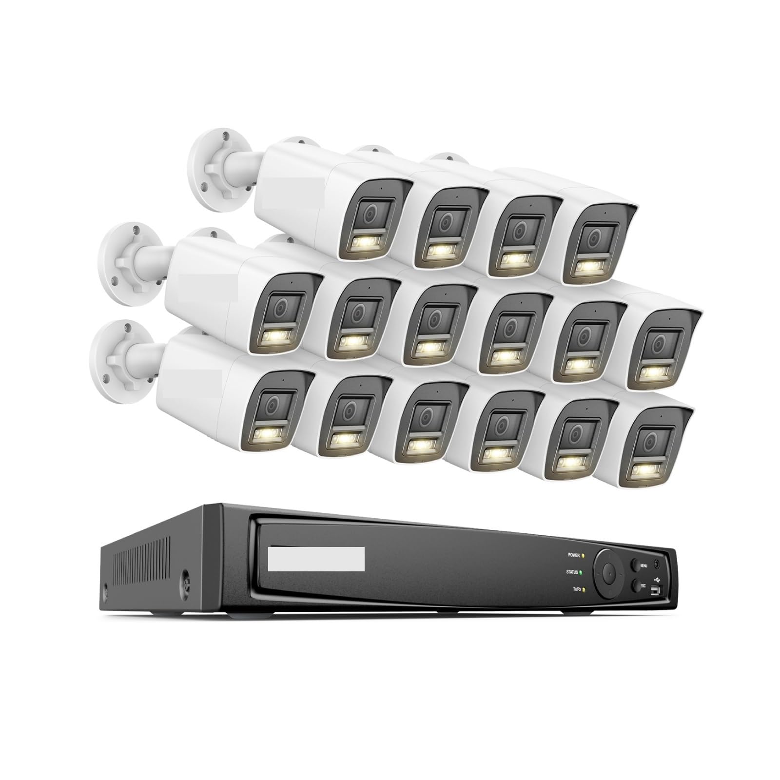 Kit de detección de peatones y vehículos con micrófono Dual 6K(None,Army Green)