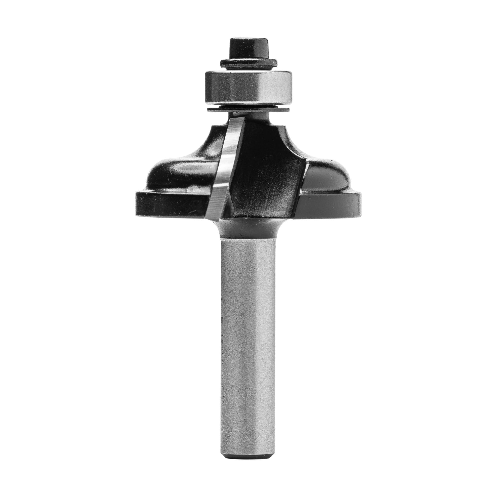 ENT 15030 Frez z weglików spiekanych w wegliku, chwyt (S) 8 mm, srednica (D) 34,9 mm, NL 14,3 mm, R 4,8 mm, SL 32 mm, z wregiem i lozyskiem kulkowym