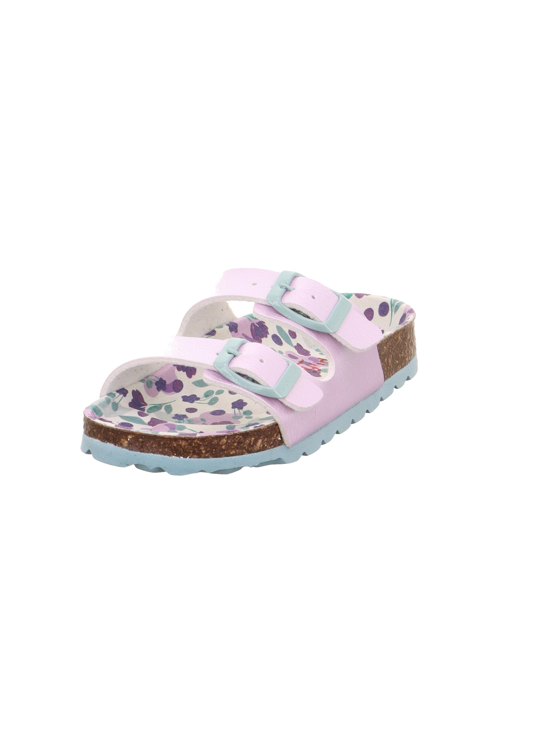 Superfit Girls' Footbed Slippers, Purple Turquoise 8520, 7 UK Child