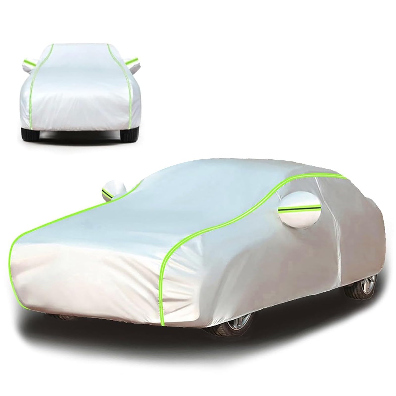 Car Cover Dustproof for Ford F-150 2015-2020, OxFord Cloth Outdoor Covers with Side Door Zipper, All Weather Protection Dustproof UV Scratch-proof Snow-proof(Silver,for Ford F-150 2015-2020)