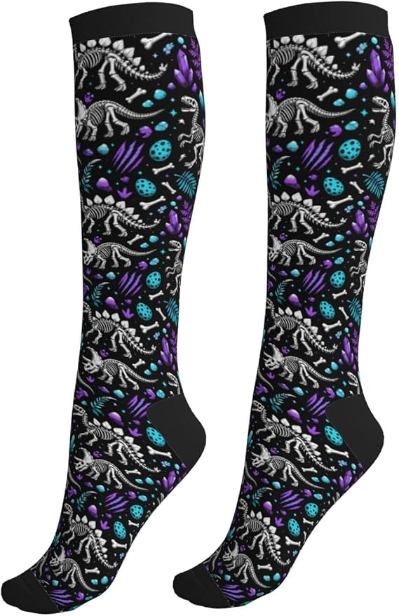 Compression Socks Knee High Support Socks for Travel Running