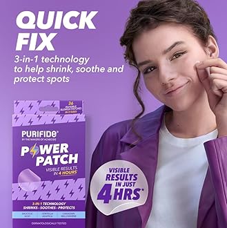 Acnecide Purifide Power Pimple Patches, 36 Invisible Spot Patches with Salicylic Acid, Spot Treatment for All Skin Types