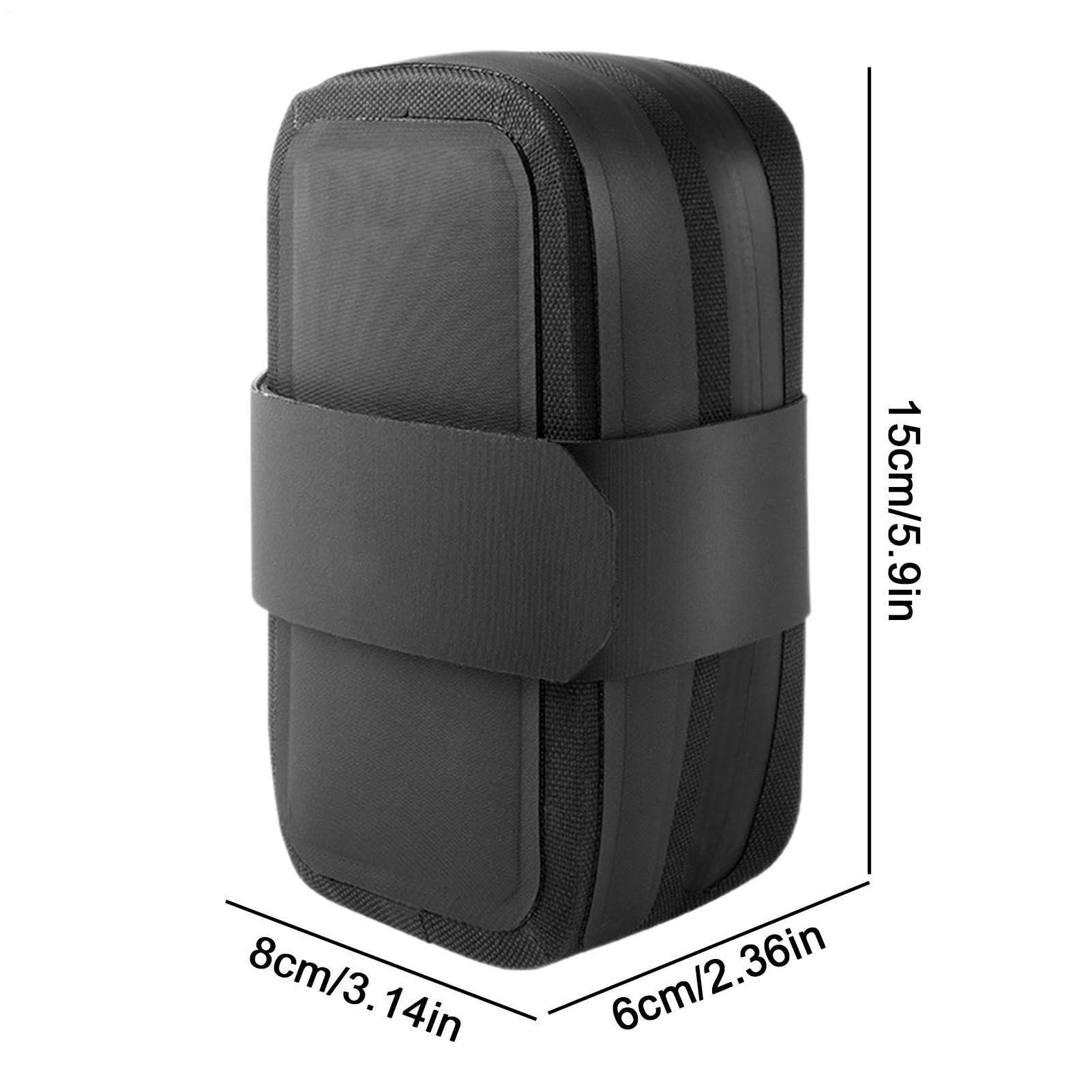 Borsa da sella per bicicletta, impermeabile da 0,8 l, con riflettente | organizer per sellino impermeabile, accessorio per il trasporto di attrezzi da viaggio per mountain bike e bici da strada
