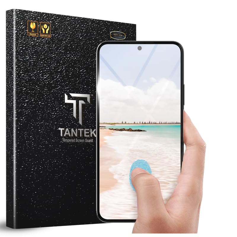 Image of TitanGuard Tempered Glass Screen Protector Guard for Samsung Galaxy S24 plus 5G / S25 plus 5G / S25 Edge, Military Grade, Anti-Static, Easy Installation Kit - 1 PACK