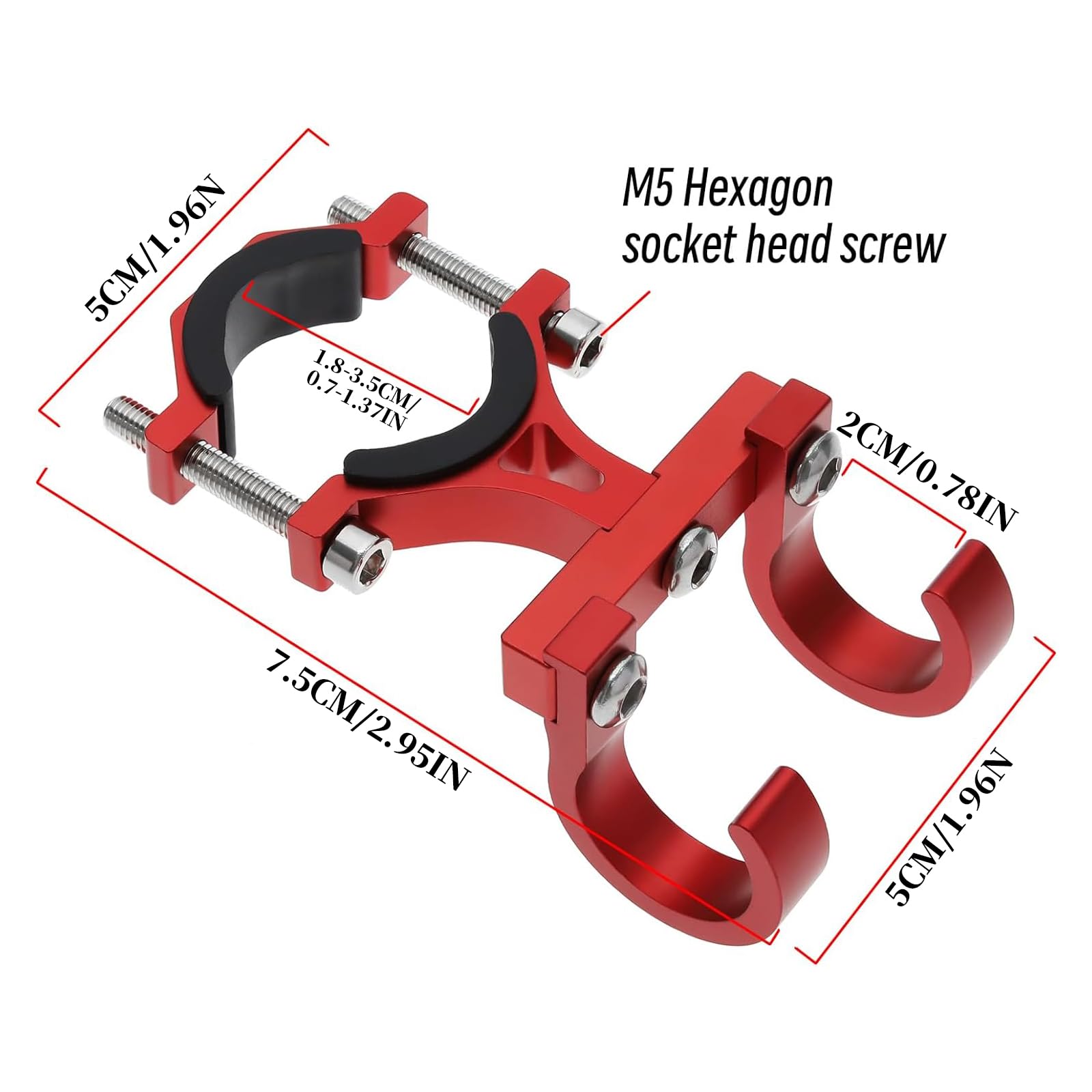 Sparkscoot Trottinette électrique ODO LUCK Crochet Universel Pour Sac U00e0 Main Pour Scooter U00e9lectrique, Accessoire Pour Scooter, Vu00e9lo, VTT Crochet Trotinette Electrique