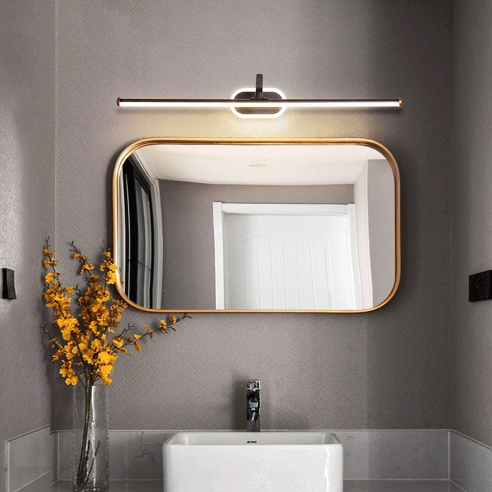 Luci Specchio per Trucco a Led, Luce per Trucco da Bagno, Senza Scintille, Lampade Frontali per Specchi da Interno, Illuminazione per Quadri, Lampada da Parete a Incasso per Bagno/18W 3000K