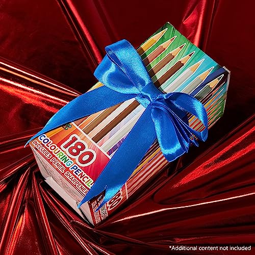 KreativeKraft Coloured Pencils Set of 180, Colouring Pencils for Kids Teens and Adults, 30 Colours Sharpener Included - Image 2