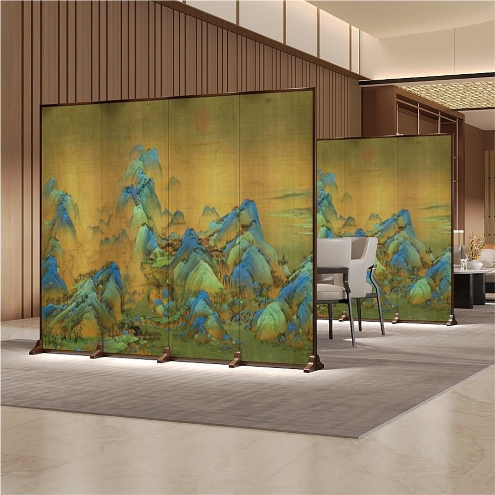 Room dividers Paravent de Paysage sur Pied, décoration Salon, Maison, Mur d'arrière-Plan, Porche, Bureau, thé, siège rétro