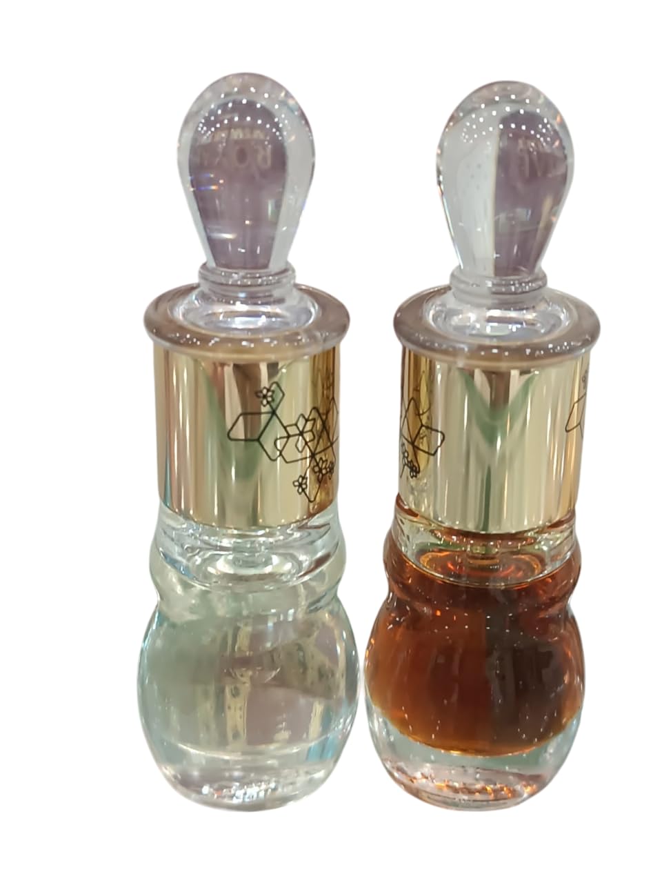 Royal misk sapphire & Oud Kuwaiti Attar Oil Perfume Fragrance, 5ml,each Traditional Glass Bottle