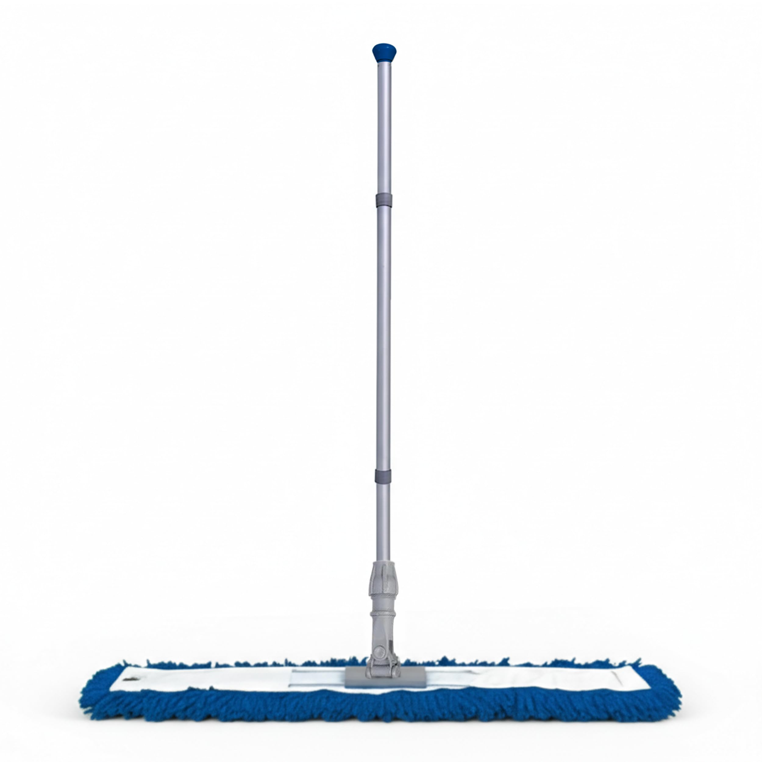 Abbey Blue 80Cm Flat Mop For Floor Cleaning - Heavy Duty Commercial Sweeper Mop Kit With Handle And Frame - Floor Dusters For Wooden Floors And Hard Floors