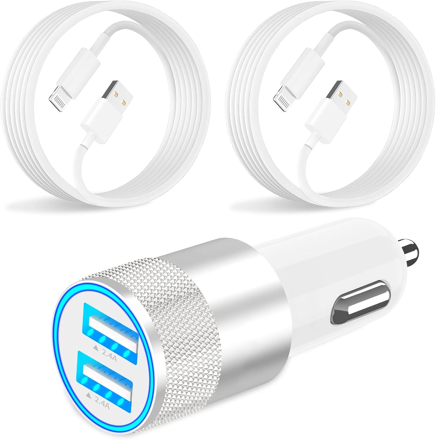 [Apple MFi Certified] iPhone Charger Fast Car Charging
