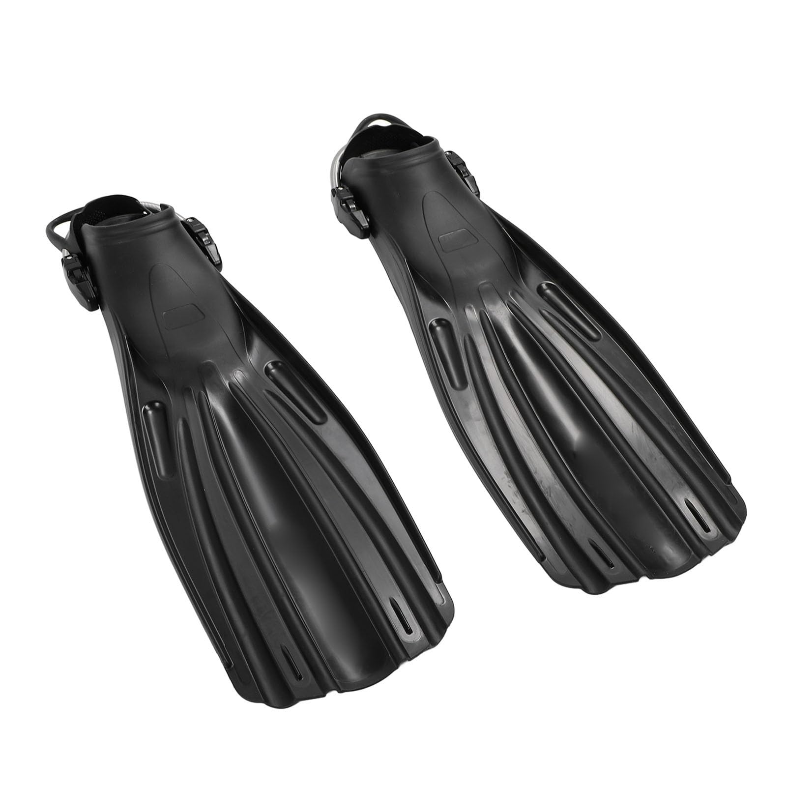 Jiawu Aleta para Pie de Buceo, Diseño Ergonómico, Aletas de Snorkel con Suela de PP Livianas, Aleta de Buceo en Apnea con Cordones de Resorte Ajustables para , Snorkel, Natación, en Apnea