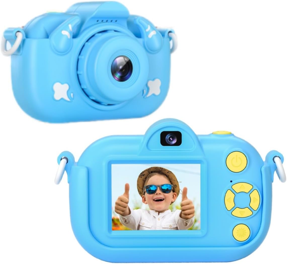 Kids Camera Toddler Camera for Girls Boys,32MP Selfie Kids Toy Digital Camera with No Game,32GB Card,1080P Digital Video Camera for Kids 3-8 Years Old,Perfect Christmas Birthday Gifts for Toddlers
