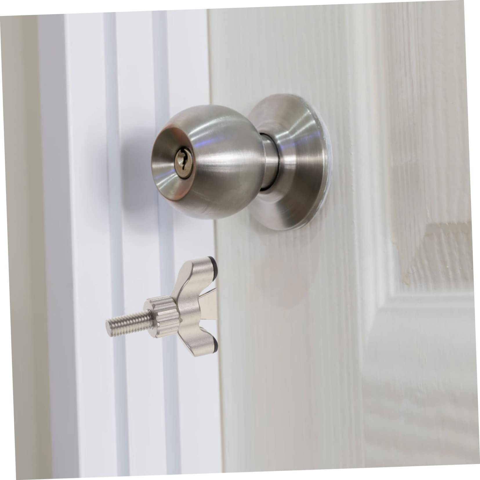 UKCOCO Serrure De Porte Portable Sécurisée Pour Voyage Verrou Anti- Pour Pratique Et Pour Maison Et Dortoirs