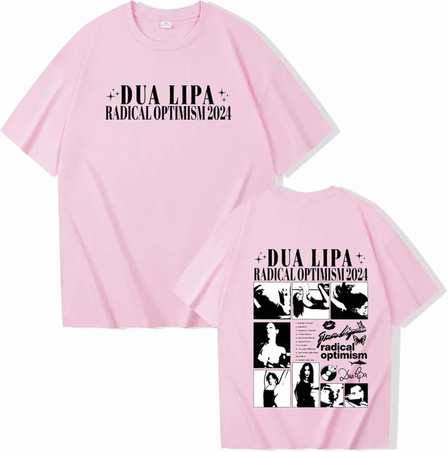 Cd Camiseta Oficial Merch Radical Optimism, Color Rojo, Rosso, S