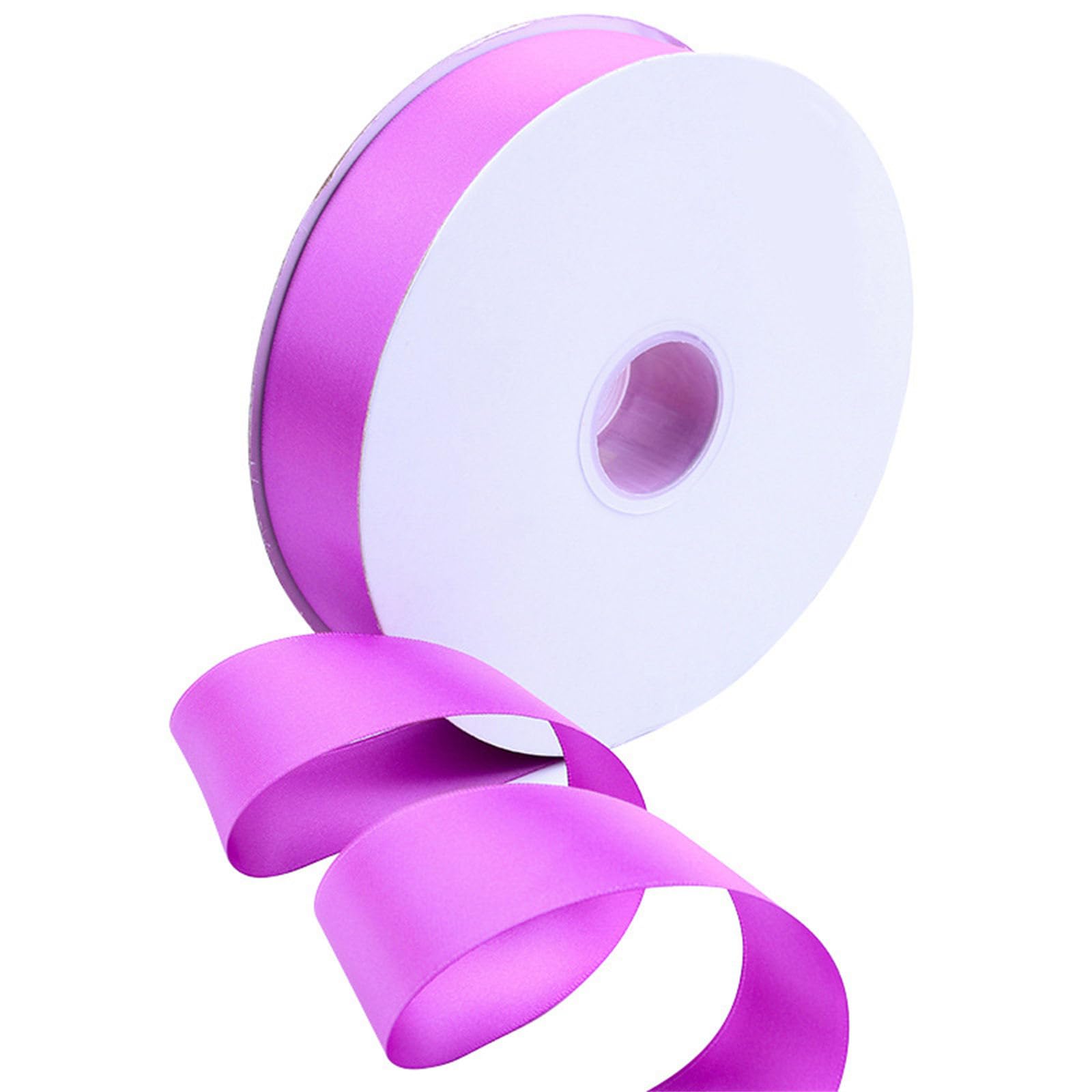 Buxuaaaa Stylish Polyester Ribbons Double Sided Ribbon for Wedding Christmas Decoration Wrapping Ribbon for Accessories Decorative Ribbons
