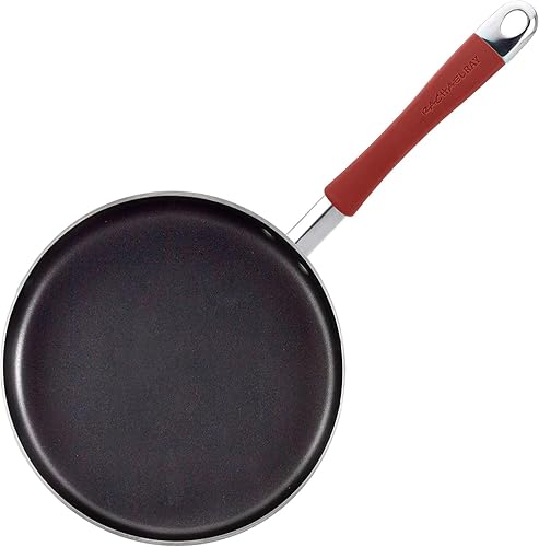 Miniatura 11 de Rachael Ray Cucina Nonstick Cookware Pots and Pans Set, 12 Piece, Cranberry Red Rojo arándano