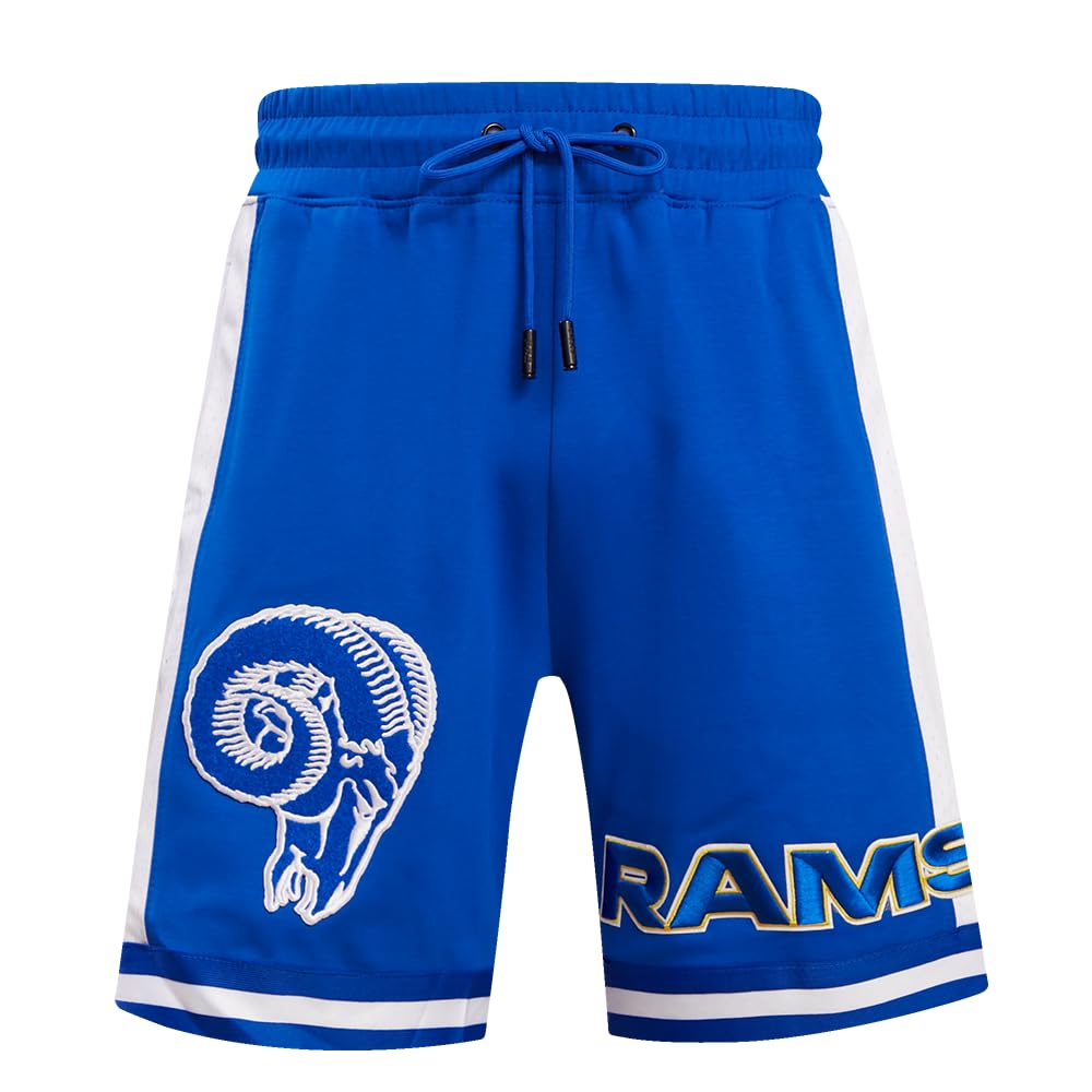 Pro Standard Mens NFL Los Angeles Rams Retro Classics Athletic Short Royal Blue L