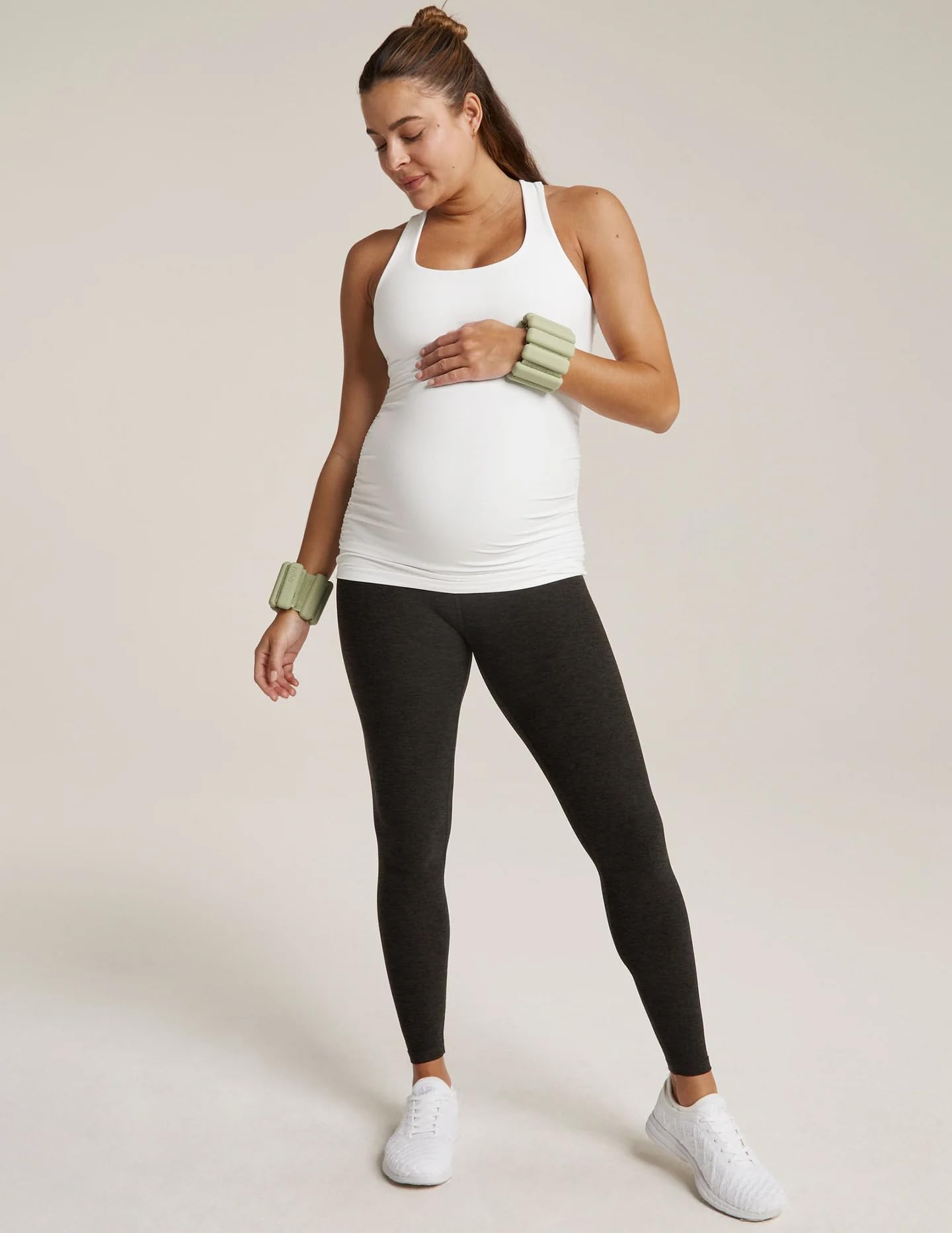 GEIFA Ledies, Sleeveless Stretchable Camisole Very Maternity Pregnancy Soft Undershirt Solid Pack of 1 (5XL, White) - Image 8 thumbnail