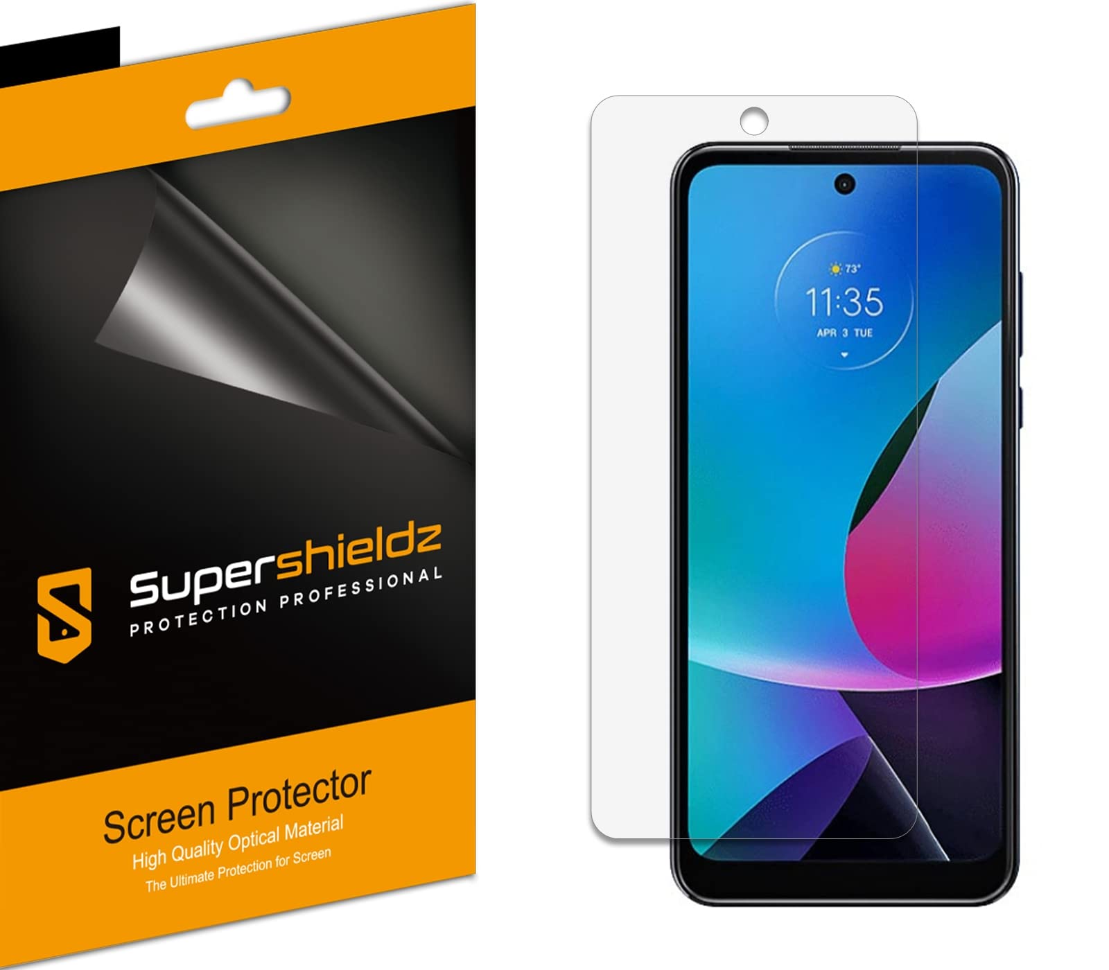 Supershieldz (3 Pack) Designed for Motorola Moto G Power 5G (2023) [Not Fit for 2020-2022 Model] Screen Protector, High Definition Clear Shield (PET)