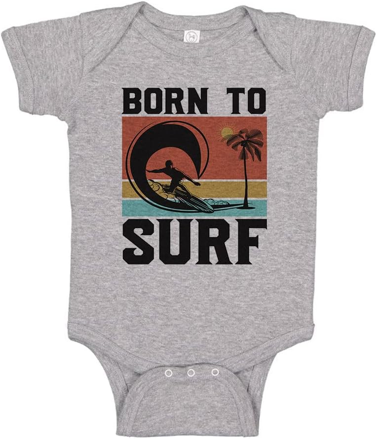 Born to Surf Baby Infant Bodysuit