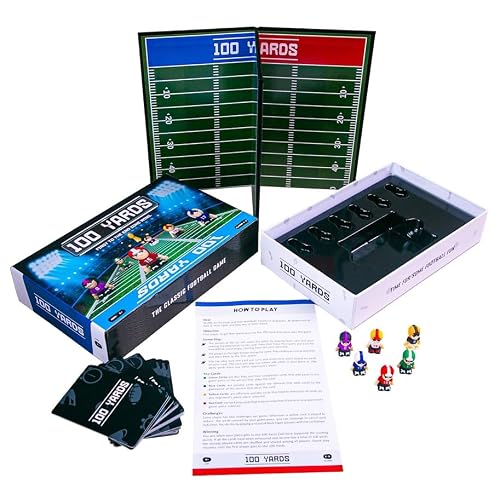 100 Yards Football Board Game | 2 to 6 Players | School, Birthday for Kids | Classroom and Family Games | Ages 6+ | 2nd Edition (Modern)