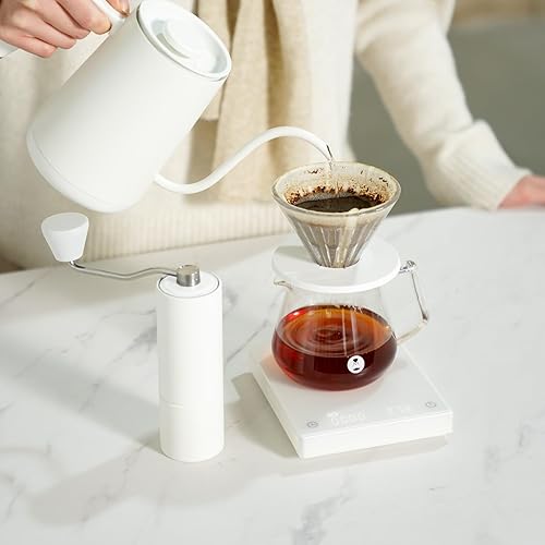 Miniatura 7 de TIMEMORE Chestnut C2S - Molinillo de café manual de 0.88 oz con rebaba cónica de acero inoxidable CNC, ajuste interno ajustable, posicionamiento de