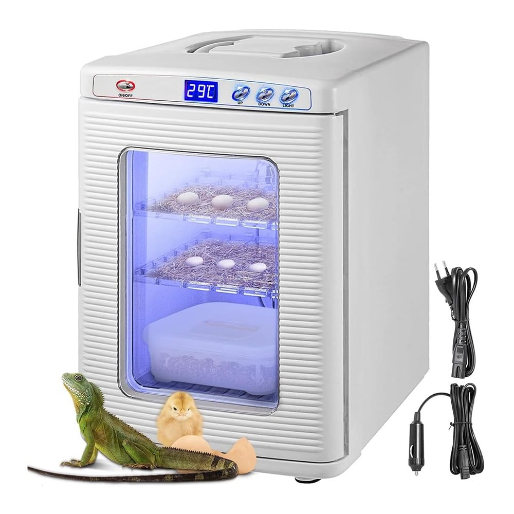爬虫類　インキュベーター　孵卵器 Amazon.co.jp: 爬虫類インキュベーター 25L 自動孵卵器 30-40枚入卵OK