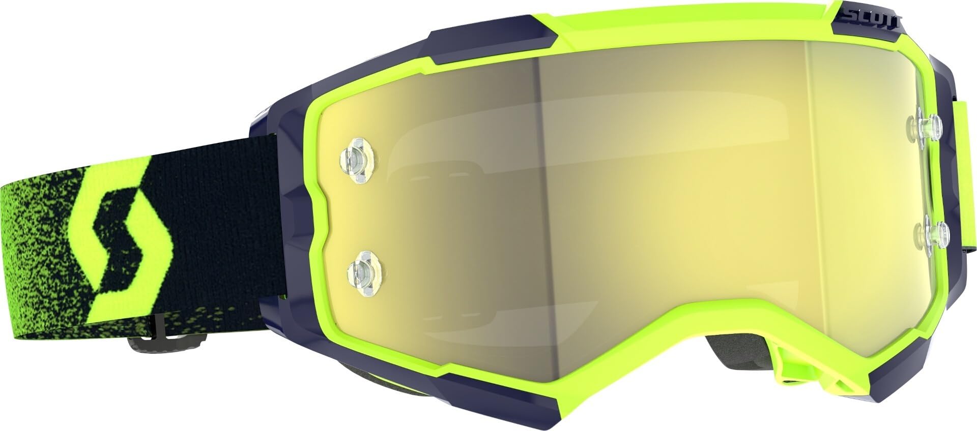 Scott Fury Chrome Gogle motocrossowe
