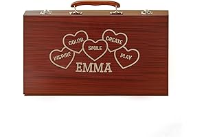 Let's Make Memories Personalized 80-Piece Deluxe Art Case