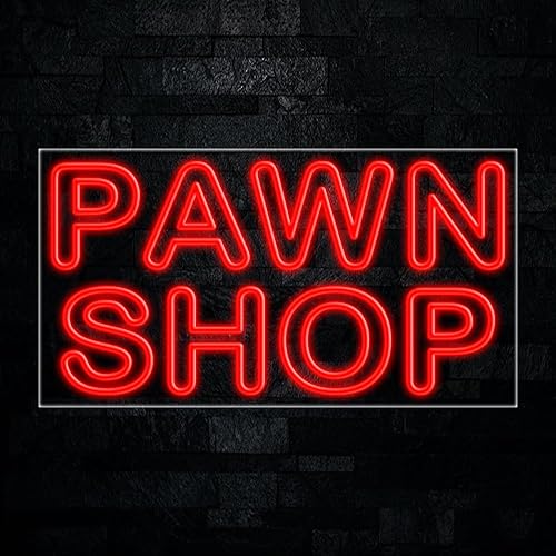 Letrero de neón LED de Pawn Shop #31763 fabricado en Estados Unidos